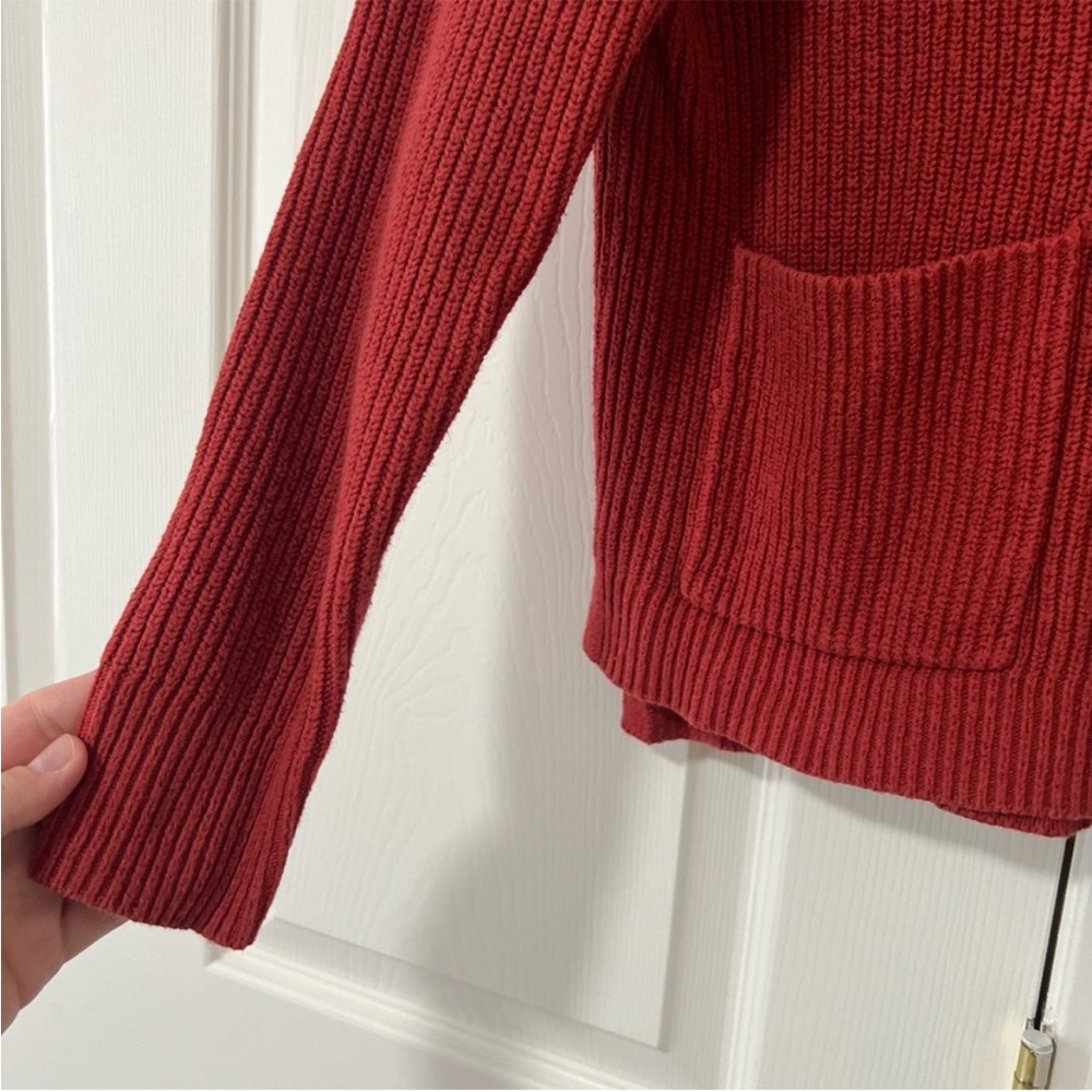 Madewell Patch Pocket Ribbed Knit Pullover Sweate… - image 4